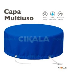 Capa Protetora Multiuso Redonda - Mesa, Piscina, Caixa e Móveis 