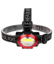 Lanterna de Cabeça com 10 Leds Fita Ajustável - Pesca, Ciclismo, Camping e Trilha