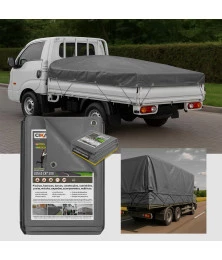 Lona CK300 Cinza Para Caminhão Pequeno Porte Caminhonete