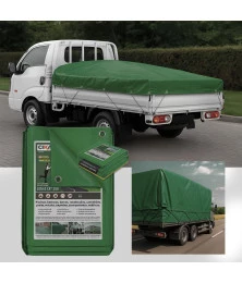 Lona CK300 Verde Para Caminhão Pequeno Porte Caminhonete