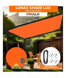 Tela Lona Sombreamento Impermeável Shade Lux Laranja - A Melhor Opção para Sombreamento e Proteção Externa