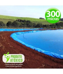 Lona para Lagos e Tanques CK300 Micras Azul - Solução Econômica para Reservatórios Impermeáveis