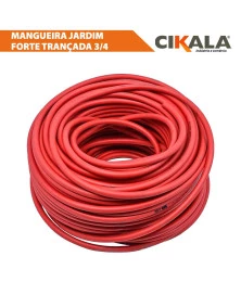 Mangueira para Jardim Trançada Vermelha ¾" - Mangueira de Jardim Forte para Pressão e Durabilidade
