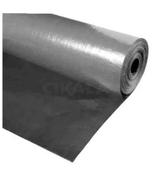 Lona Muro de Arrimo Blackout Cinza x Preta 1x2,06 M - Isolamento e Proteção Garantido