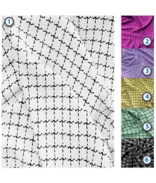 Tecido Malha Tweed LegBox Xadrez 1 M – Ideal para Blazer Saia e Casacos