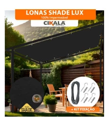 Tela Lona Sombreamento Impermeável Shade Lux Preta - A Melhor Opção para Sombreamento e Proteção Externa