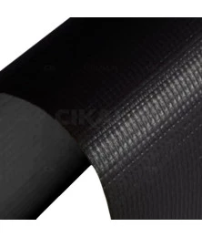 Lona Antichama Impermeável Preta x Preta 1,40x1 M CK400 Micras Cobertura Caminhão