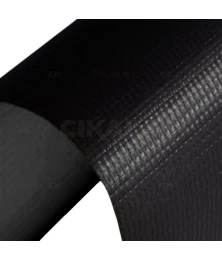 Lona Antichama Impermeável Preta x Preta 1,40x1 M CK400 Micras Cobertura Caminhão