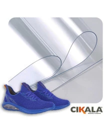 Laminado em PVC Transparente 0,20 mm 01x1,40 M - Acabamento de Qualidade para Calçados
