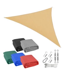 Tela Shade 90% Sombreamento Triangular 2x2x2 M - Cobertura Garagem Pergolado Piscina Área Externa