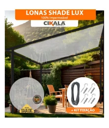 Tela Lona Sombreamento Impermeável Shade Lux Translúcida - A Melhor Opção para Sombreamento e Proteção Externa
