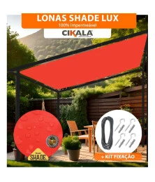 Tela Lona Sombreamento Impermeável Shade Lux Vermelha - A Melhor Opção para Sombreamento e Proteção Externa