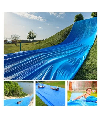 Lona Escorregador SkiBun Azul - Para Brincadeiras Refrescantes e Cheias de Diversão