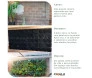 Transformacao da parede com jardim	