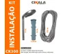 kit instalação ex cinza