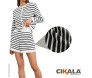 utilizac¸a~o tecido malha lurex listrado